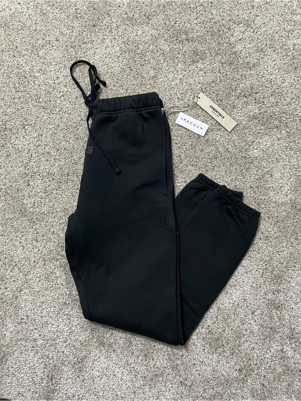 Essentials Black Men's Sweatpants Joggers
